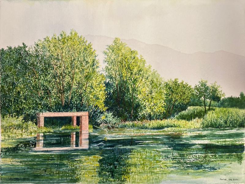 Mardraki, Lake Kerkini, 38x28cm